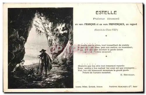 Cartes postales Provencaux en regard Estelle Provence