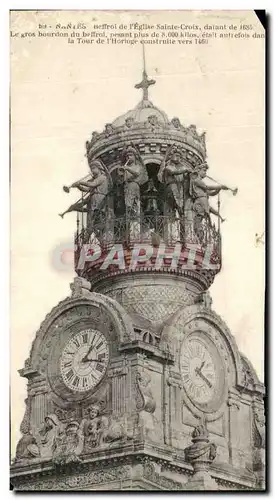 Cartes postales Beffroi de I&#39Eglise Sainte Croix Nantes