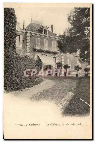 Cartes postales Chatillon Coligny Le Chateau Facade Principale