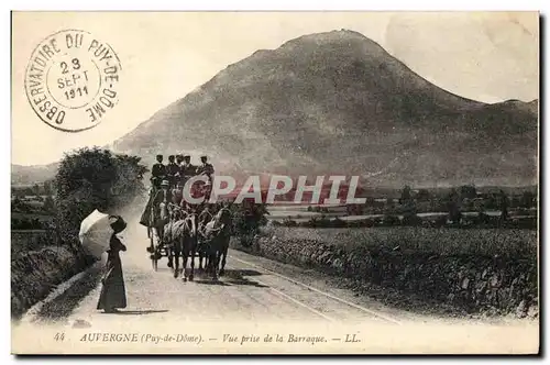 Cartes postales Auvergne Vue Prise De La Barraque Caleche