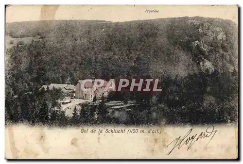 Cartes postales Frontiere Col De La Schlucht