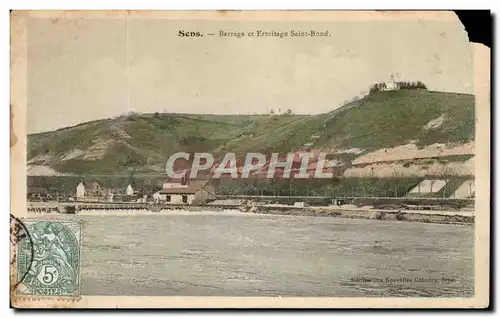 Cartes postales Sens Barrage Et Ermitage Saint Bond