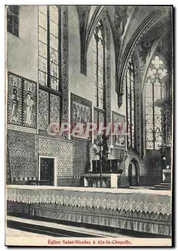 Cartes postales Eglise Saint Nicolas A Aix Le Chapelle