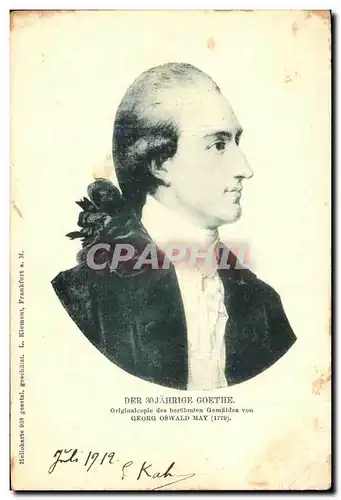 Cartes postales Goethe