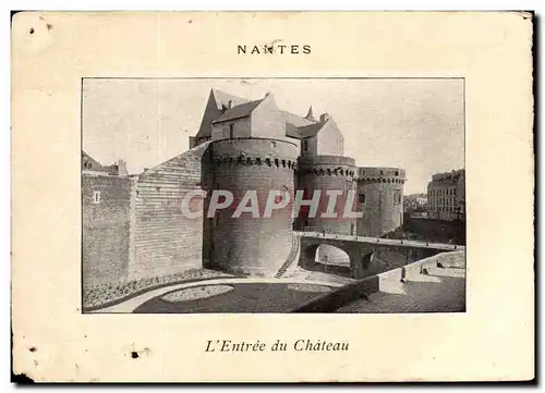 Cartes postales Nantes L'Entree Du Chateau