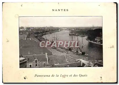 Cartes postales Nantes Panorama De La Loire Et Des Quais