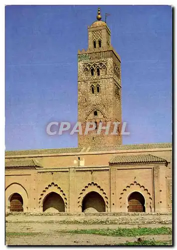 Cartes postales moderne Marrakech La Mosquee Koutoubia