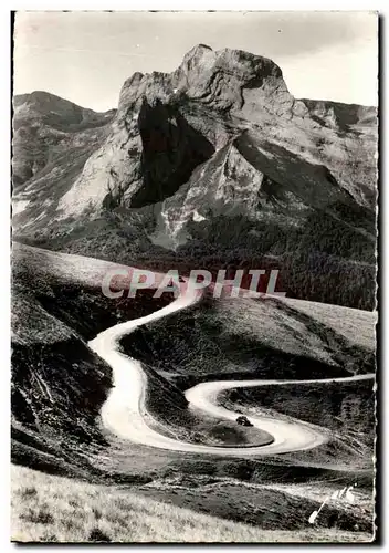 Cartes postales Route Du Col D'Aubisque La pic du Ger et le Fer Cheval vers Eaux Bonnes