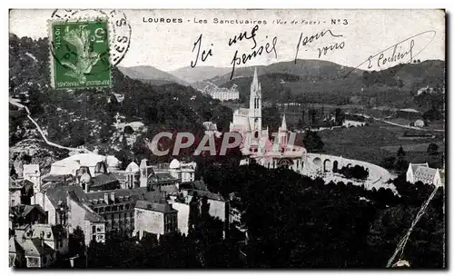 Cartes postales Lourdes Les sanctuaires