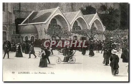 Cartes postales Lourdes Les piscines