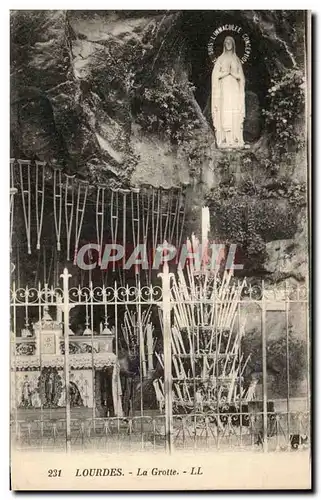 Cartes postales Lourdes La Grotte