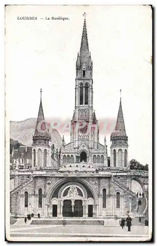 Cartes postales Lourdes Basilique