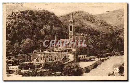 Cartes postales Lourdes Vue sur le Gave et la Basilique