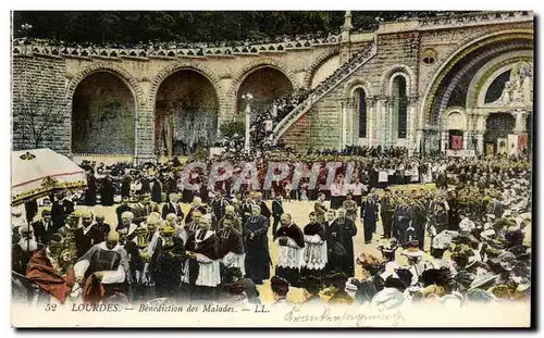 Cartes postales Lourdes Benediction des Malades