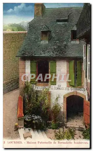 Cartes postales Lourdes Maison Paternelle de Bernadette Soubirous