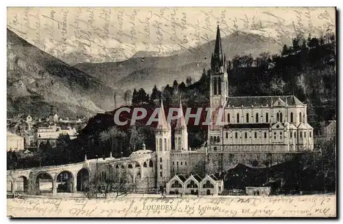 Cartes postales Lourdes Vue Laterale