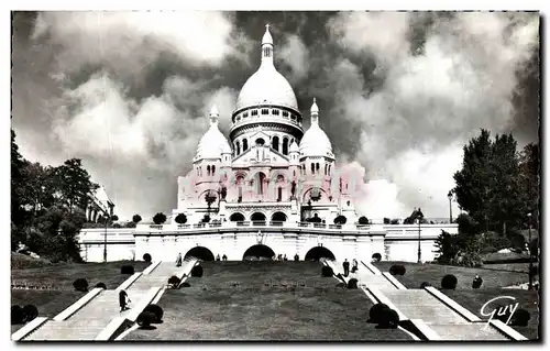 Ansichtskarte AK Paris Et Ses Merveilles Basilique du Sacre-Coeur et colline de Montmartre