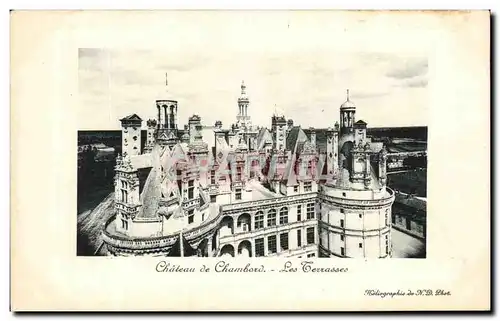 Ansichtskarte AK Chateau de Chambord Les Terrasses