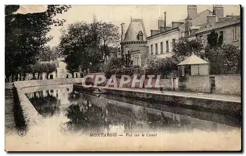 Cartes postales Montargis Vue sur le Canal