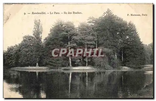 Cartes postales Rambouillet Le parc IIe des Roches