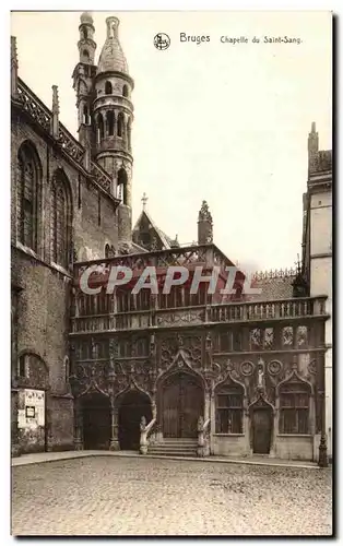 Ansichtskarte AK Bruges Chapelle du saint Sang