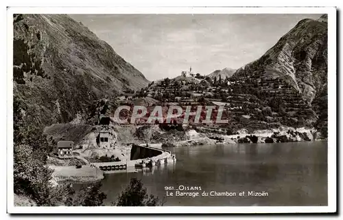 Cartes postales Oisans Le Barrage du Chambon et Mizoen