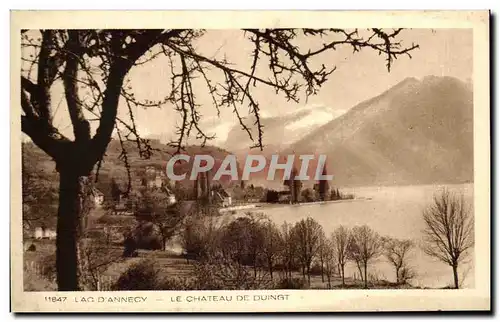 Cartes postales Lac D&#39Annecy Le Chateau De Duingt