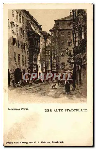 Cartes postales Innsbruck Der Alte Stadtplatz
