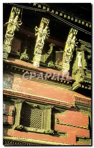 Cartes postales moderne Wood Carving Kathmandu