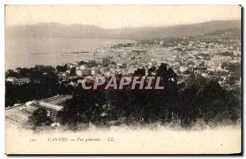 Cartes postales Cannes Vue Generale