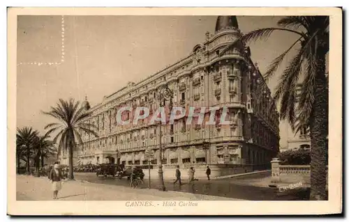 Cartes postales Cannes Hotel Carlton