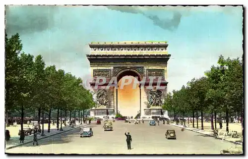 Cartes postales Paris Et Ses Merveilles Avenne Des Champs Elysees de triomphe de l&#39Etoile