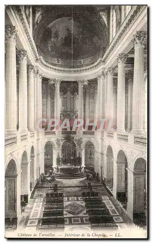 Ansichtskarte AK Chateau de Versailles Interieur de la Chapelle orgue