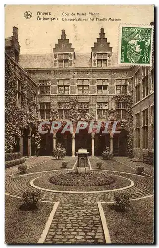 Cartes postales Anvers Cour du Musee Plantin