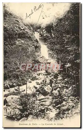 Cartes postales Environs de Tulle La Cascade de Gimel