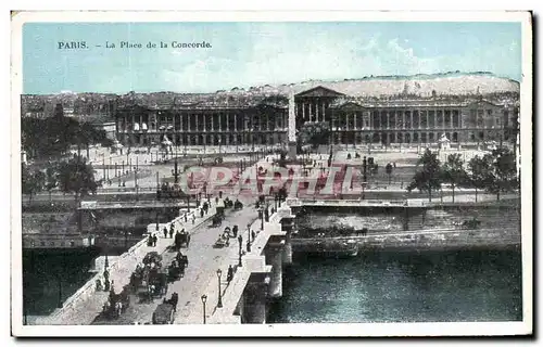 Cartes postales Paris La Place de la Concorde