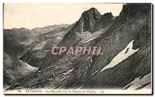 Ansichtskarte AK Gavarnie Les Sarrades Vus du Glacier du Taillon