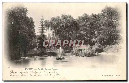 Ansichtskarte AK Vichy Le Bassin des Cygnes