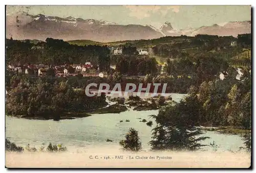 Cartes postales Pau La chaine Des Pyrenees