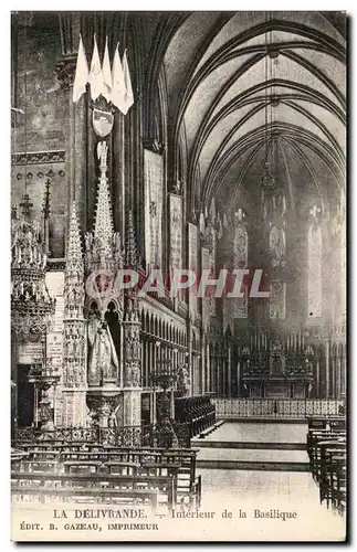 Ansichtskarte AK La Delivrande Interieur De La Basilique