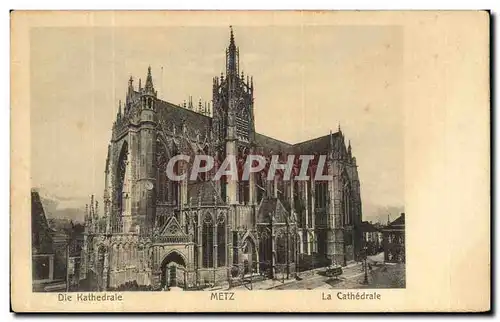 Cartes postales Die Kathedrale Metz Le Cathedrale