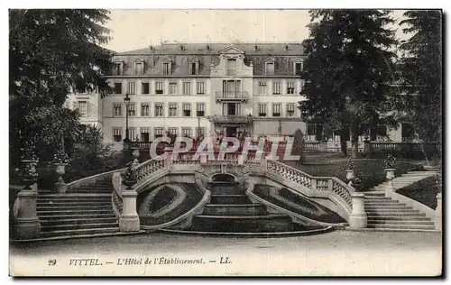 Cartes postales Vittel L'hotel De L'Etablissement