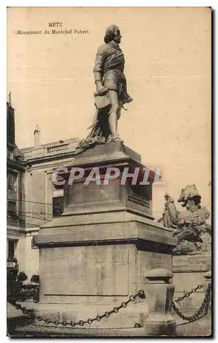 Ansichtskarte AK Metz Monument Du Marechal Fabert