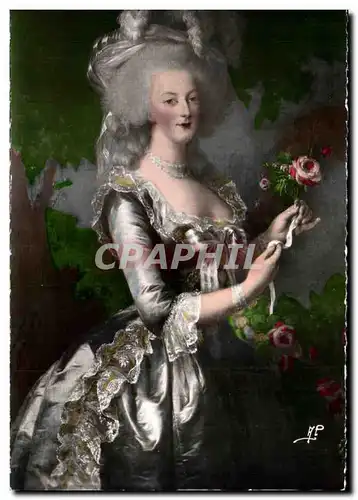 Ansichtskarte AK Versailles Marie Antoinette a le Rose par Madame Vigee Lebrun