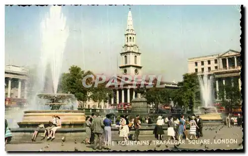 Cartes postales moderne The Fountains Trafalgar Square London