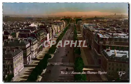 Cartes postales Paris Champs Elysees Avenue