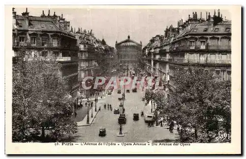 Cartes postales Paris L&#39Avenue de L&#39Opera