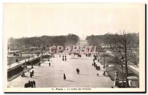 Cartes postales Paris Le Jardin des Tulieries