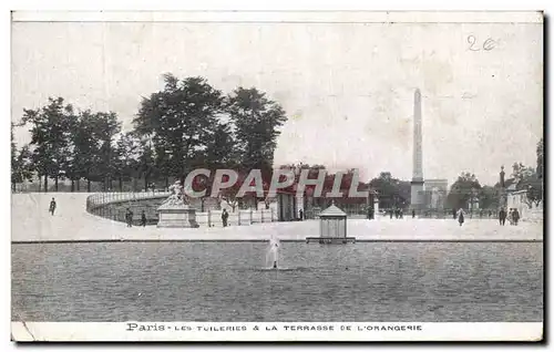 Ansichtskarte AK Paris Les Tuileries La Terrasse De L&#39Orangerie