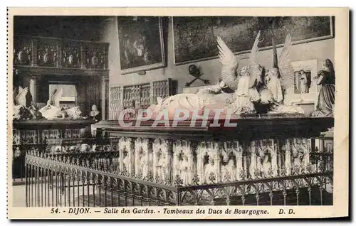 Cartes postales Dijon Salle des Gardes Tombeaux des Ducs de Bourgogne